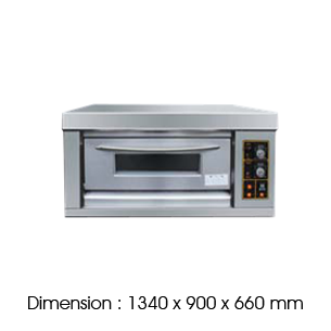 BJY-G60-1BD 1 deck (Gas Oven)